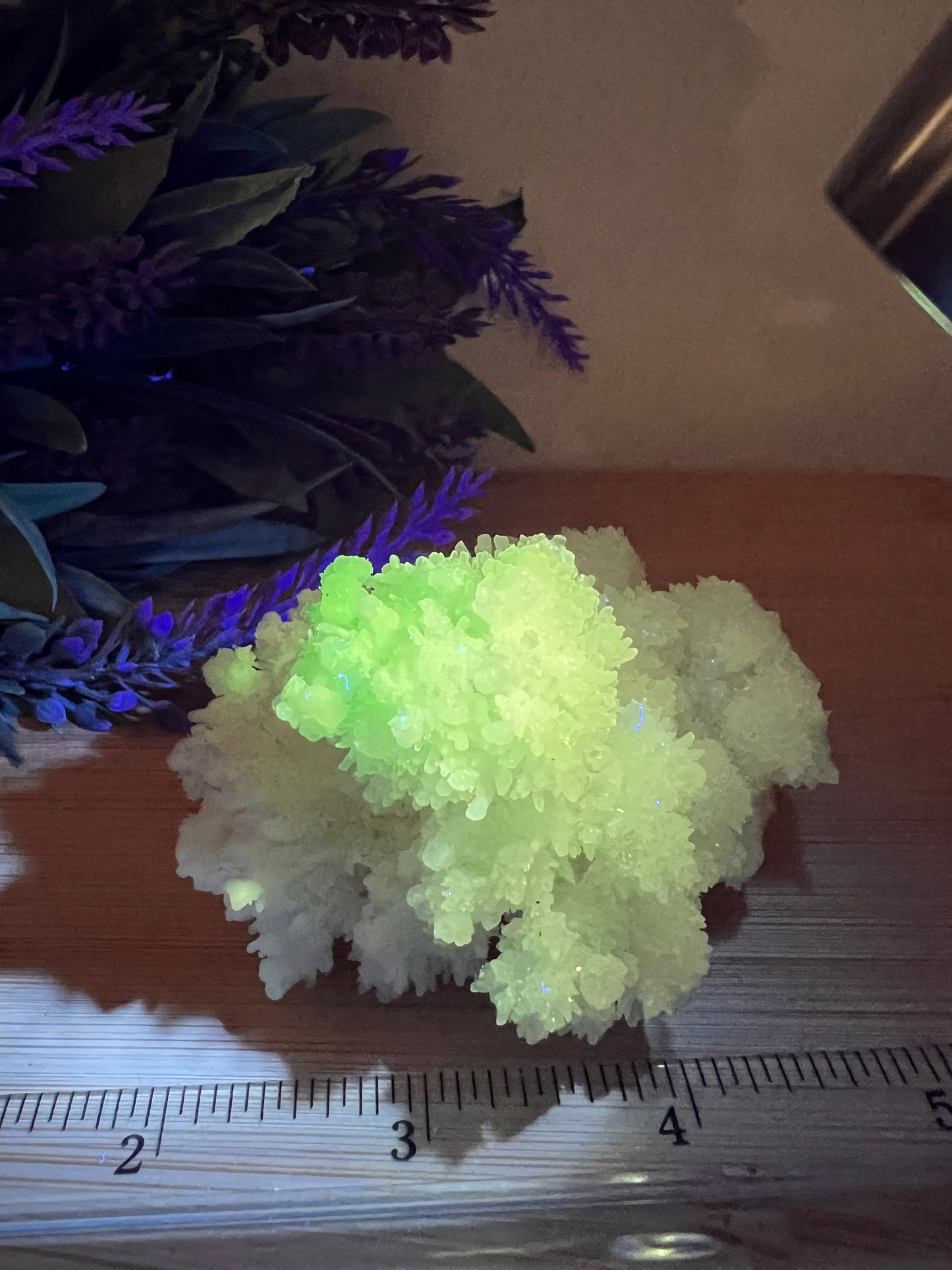 Fluorescent Aragonite Specimen (AG)