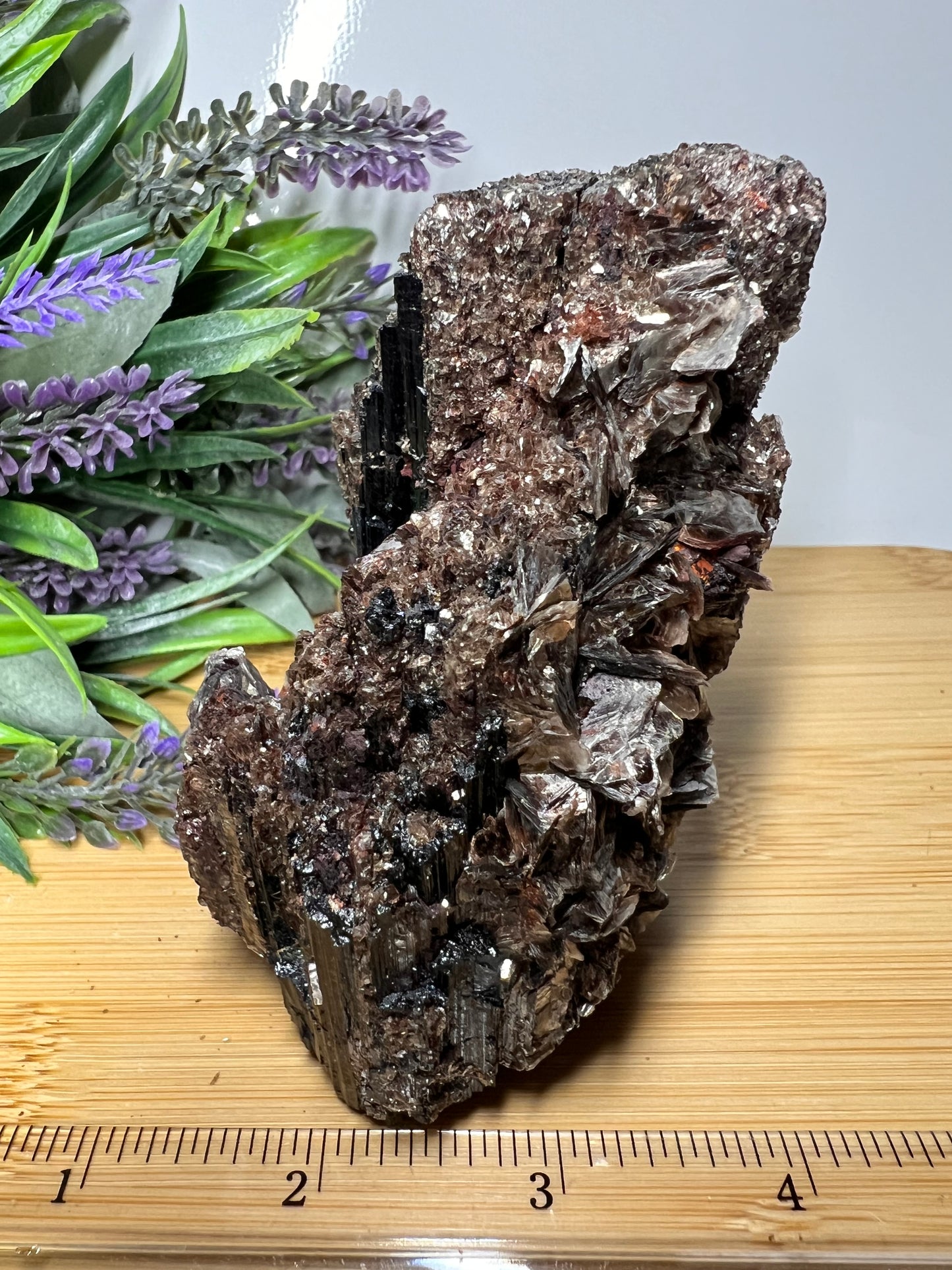 Black Tourmaline with Mica